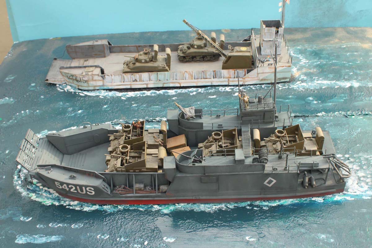 1/72 Omaha Beach Landing Craft (Scratchbuilt) Warship