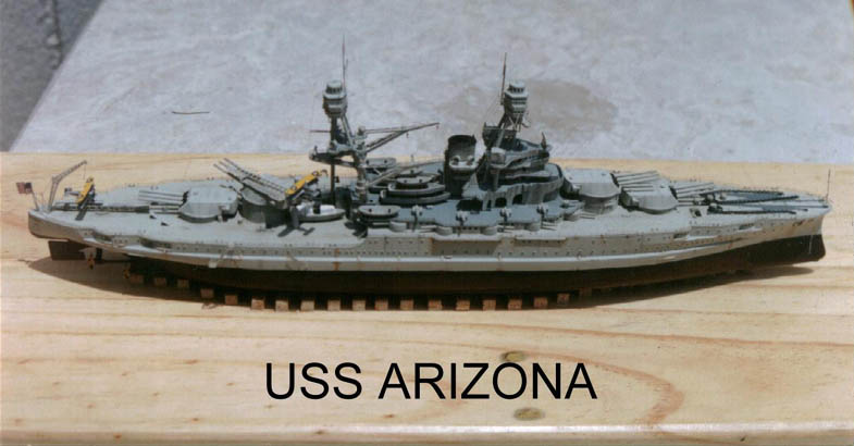 Revell - USS Arizona Battleship Plastic Model Kit