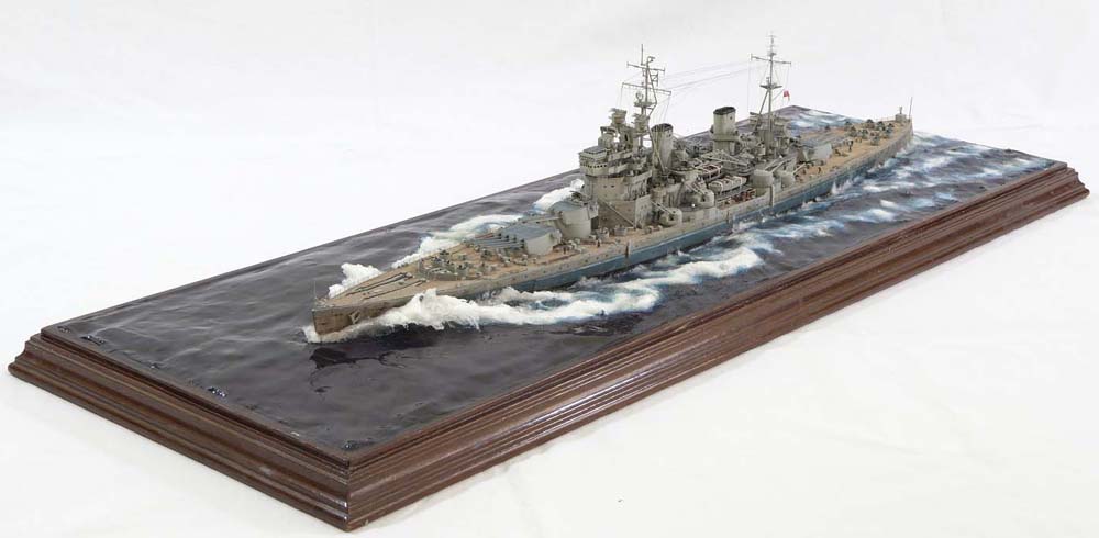 1/700 1/350 Model Plastic Display Plaque HMS King George V mn088
