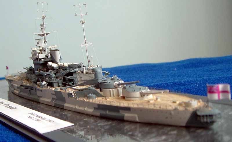 WhiteEnsignModels 1/350 WARSPITE 1943② 1/350 Trumpeter HMS Warspite British Battleship 1942