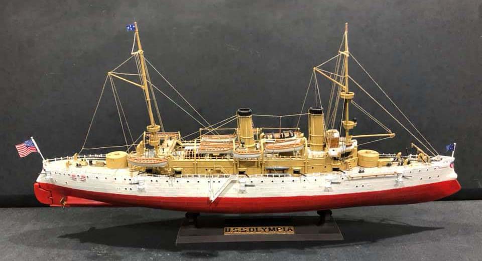 USS Olympia 1/232 Revell: Old but Gold - 47 Years old kit