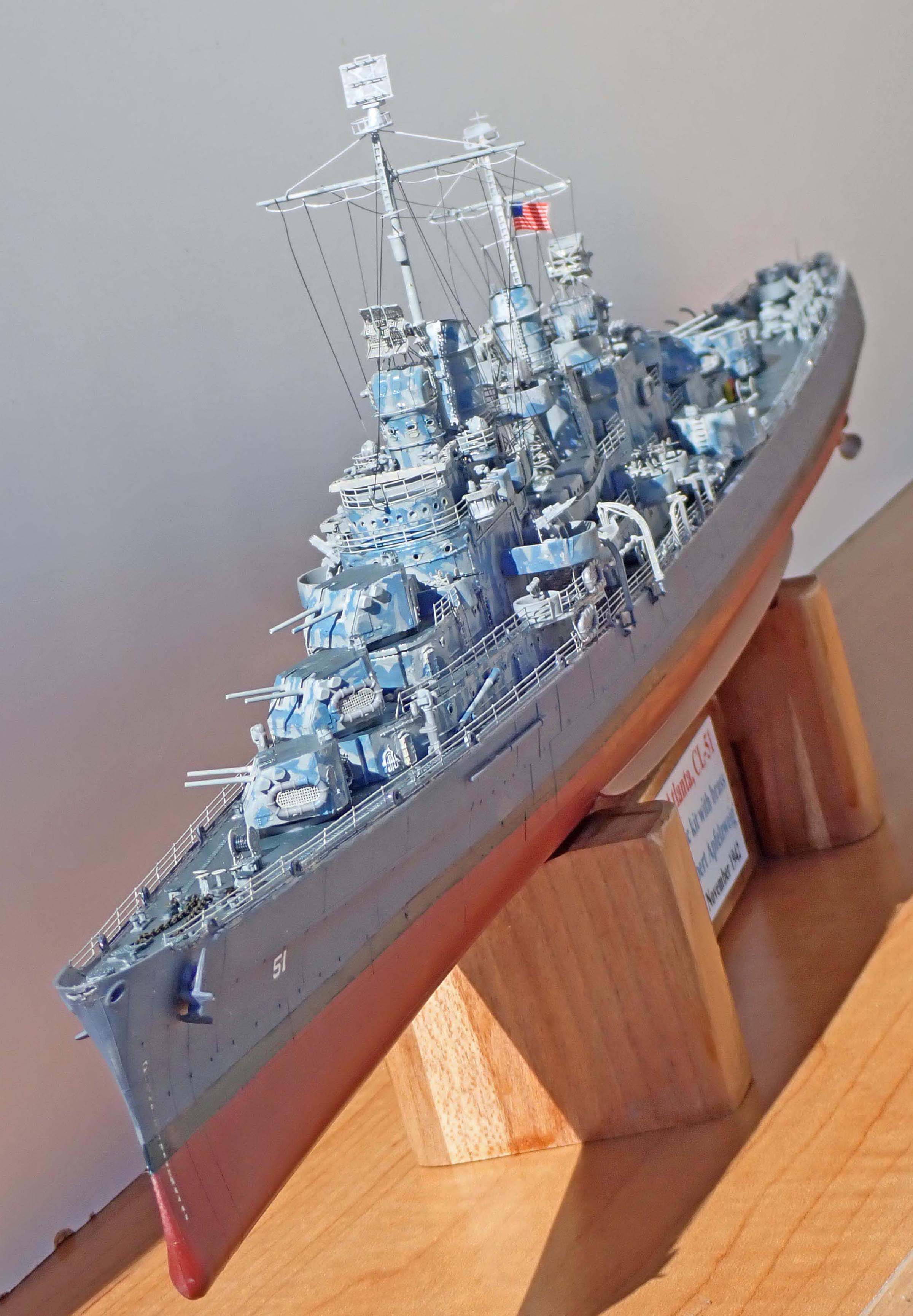 USS Atlanta CL 51 1/350 November 1942 Guadalcanal – J-BarHobbies