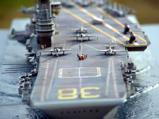 Renwal 1/500 USS Shangri-La, previewed by Scott Van Aken