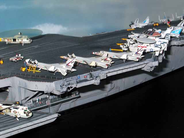オオタキ　1/400 エンタープライズ CVAN-65 U.S.S. Enterprise CVN-65 Model Kit~Vintage oTAKI~ Motorized
