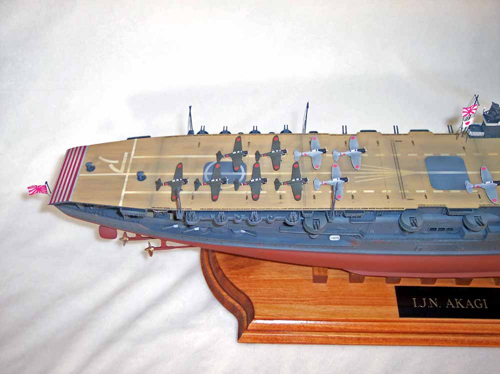 ハセガワ 空母赤城 1/450 AKAGI Aircraft Carrier M o d e l W a r s h i p s . c o m - G a l l e r y