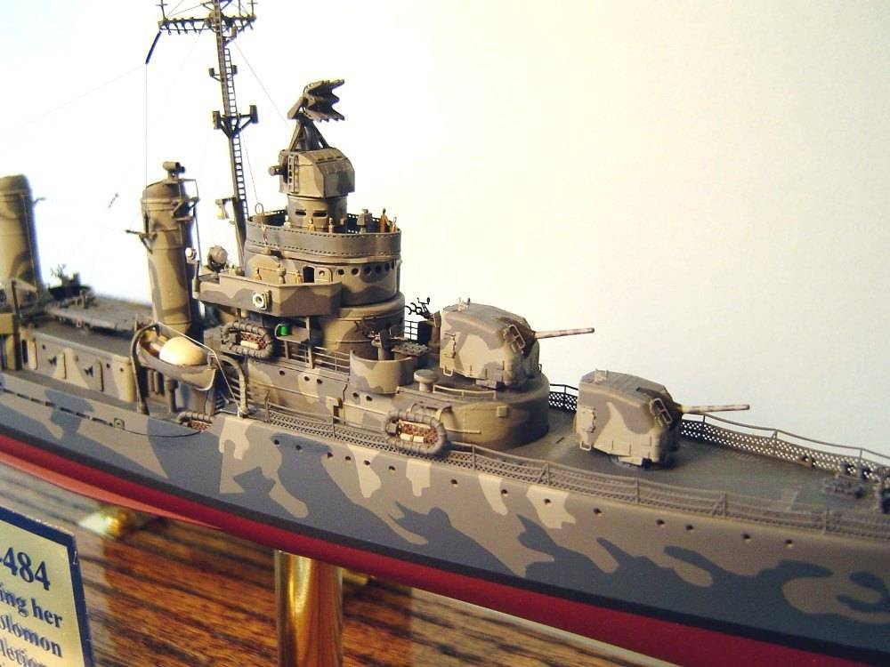 ドラゴン 1/350 U S S 駆逐艦 ブキャナン DD-484 1942 プラモデル M o d e l W a r s h i p s . c o m - G a l l e r y