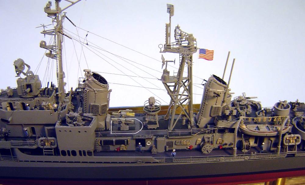 1/350 米海軍 DD-805 シュヴァリエ ディティールセット 1/350 Dragon USS Chevalier DD-805 Gearing Class Destroyer