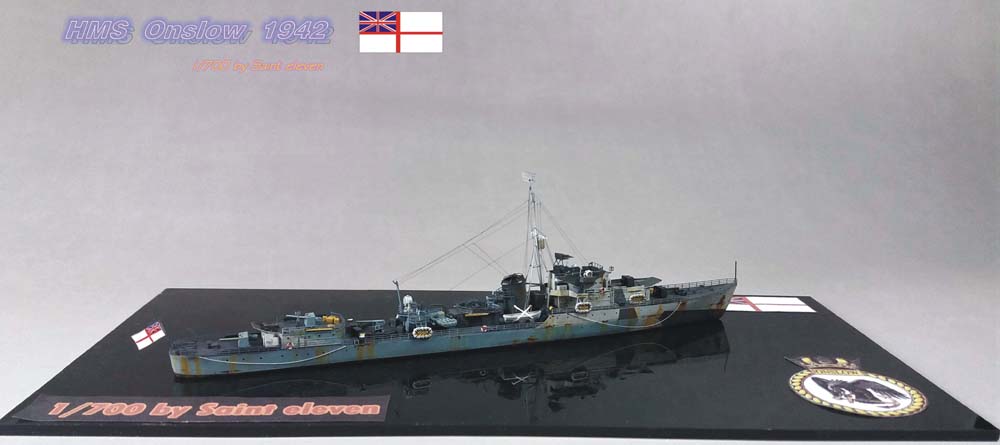 Five Star 700092 1/700 ROYAL NAVY O Destroyer HMS Onslow Pour Tamiya