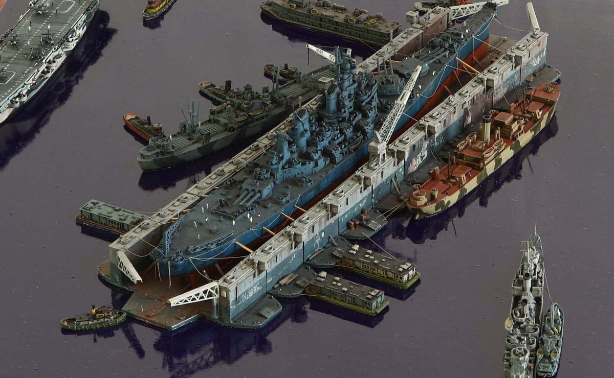 Naval Dry Dock 1:1250 pour bateau Modèles 