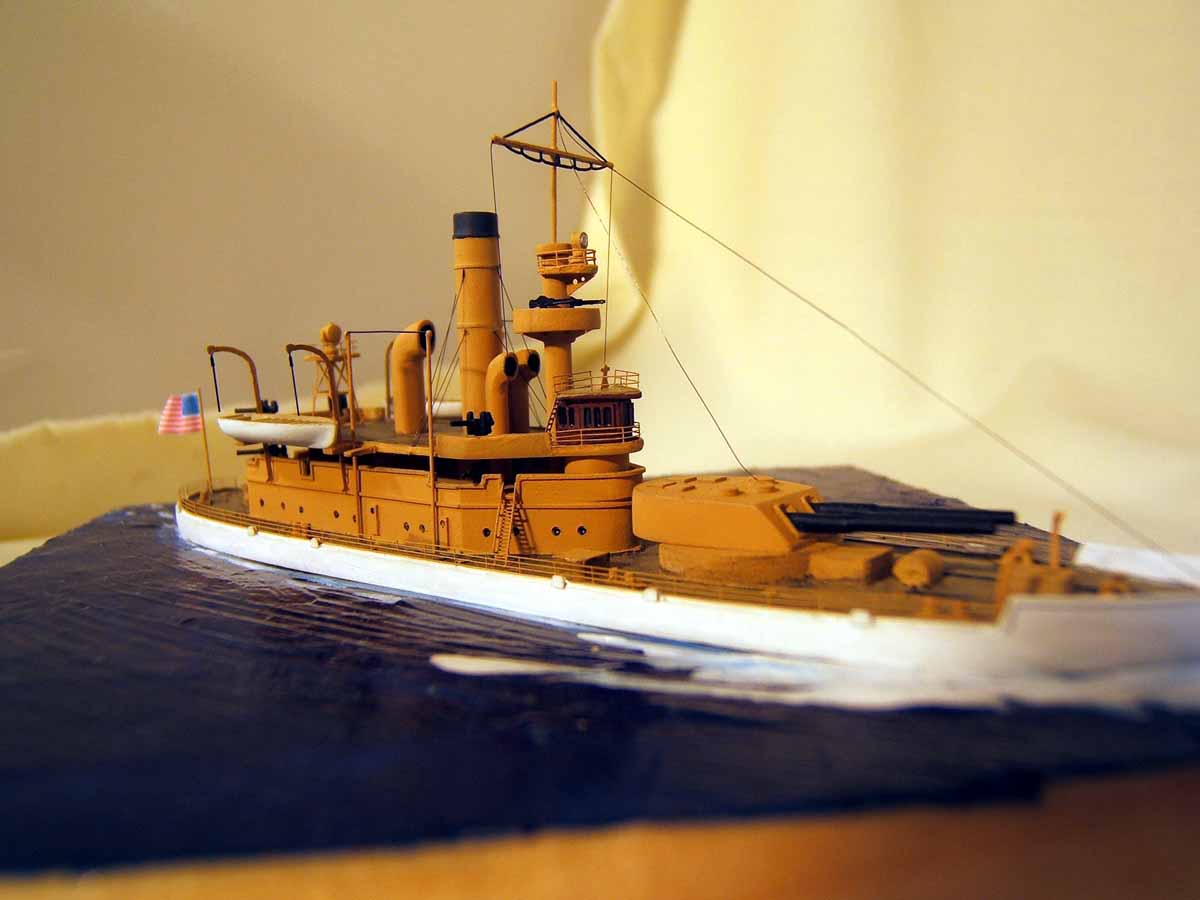 1/700 USS Wyoming BM-10 1902 Arkansas-class Monitor resin craftsman kit by IHP 